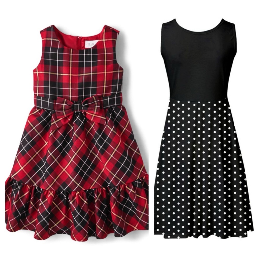 Girls Sleeveless Dress Bundle Size 10-11